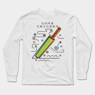 Love Cricket Long Sleeve T-Shirt